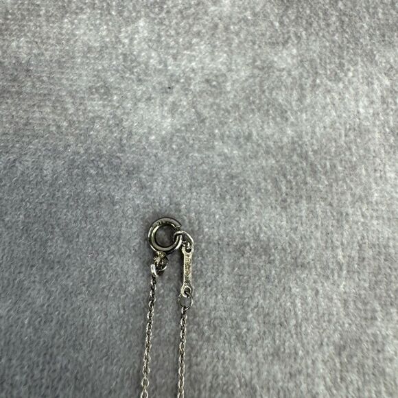 RETIRED TIFFANY & CO PALOMA PICASSO LOVING HEART PENDANT STERLING SILVER 925 MED - Picture 7 of 9